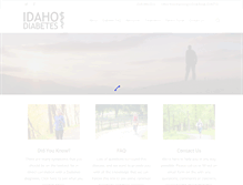 Tablet Screenshot of idahodiabetes.com